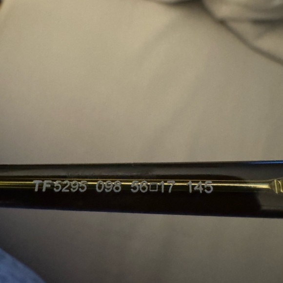 Tom Ford Black Rectangular Eyeglasses - Picture 6 of 6